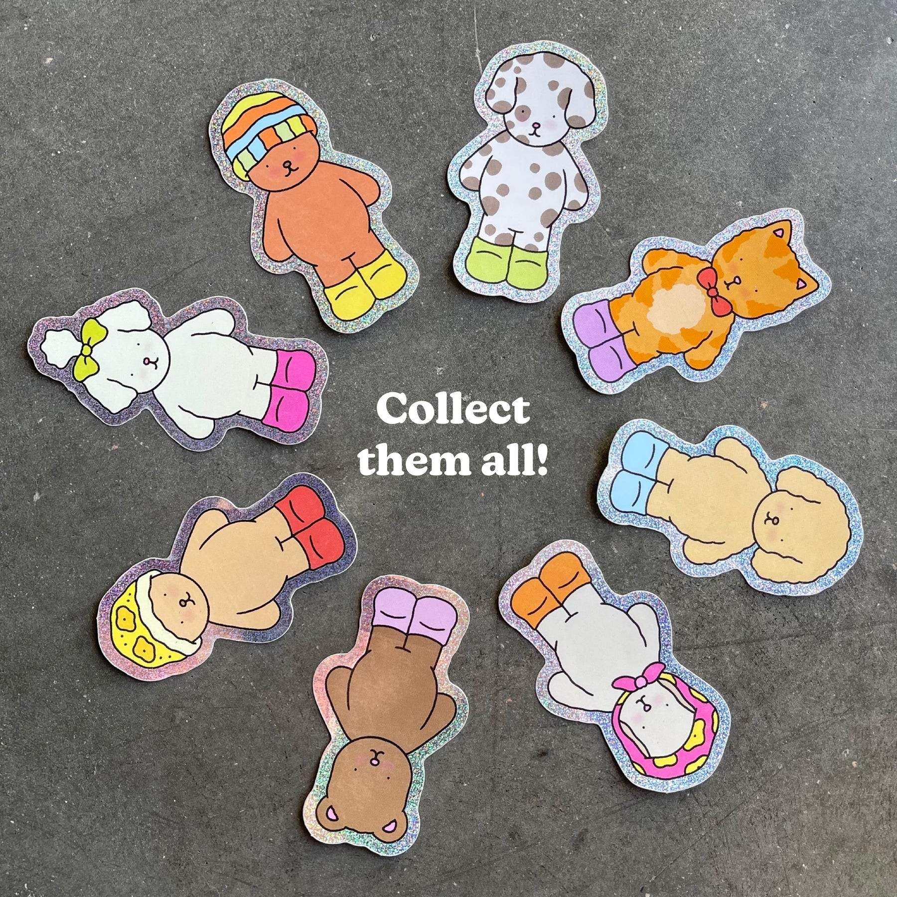 Sticker Glitter Bobbie + Cartão Informativo