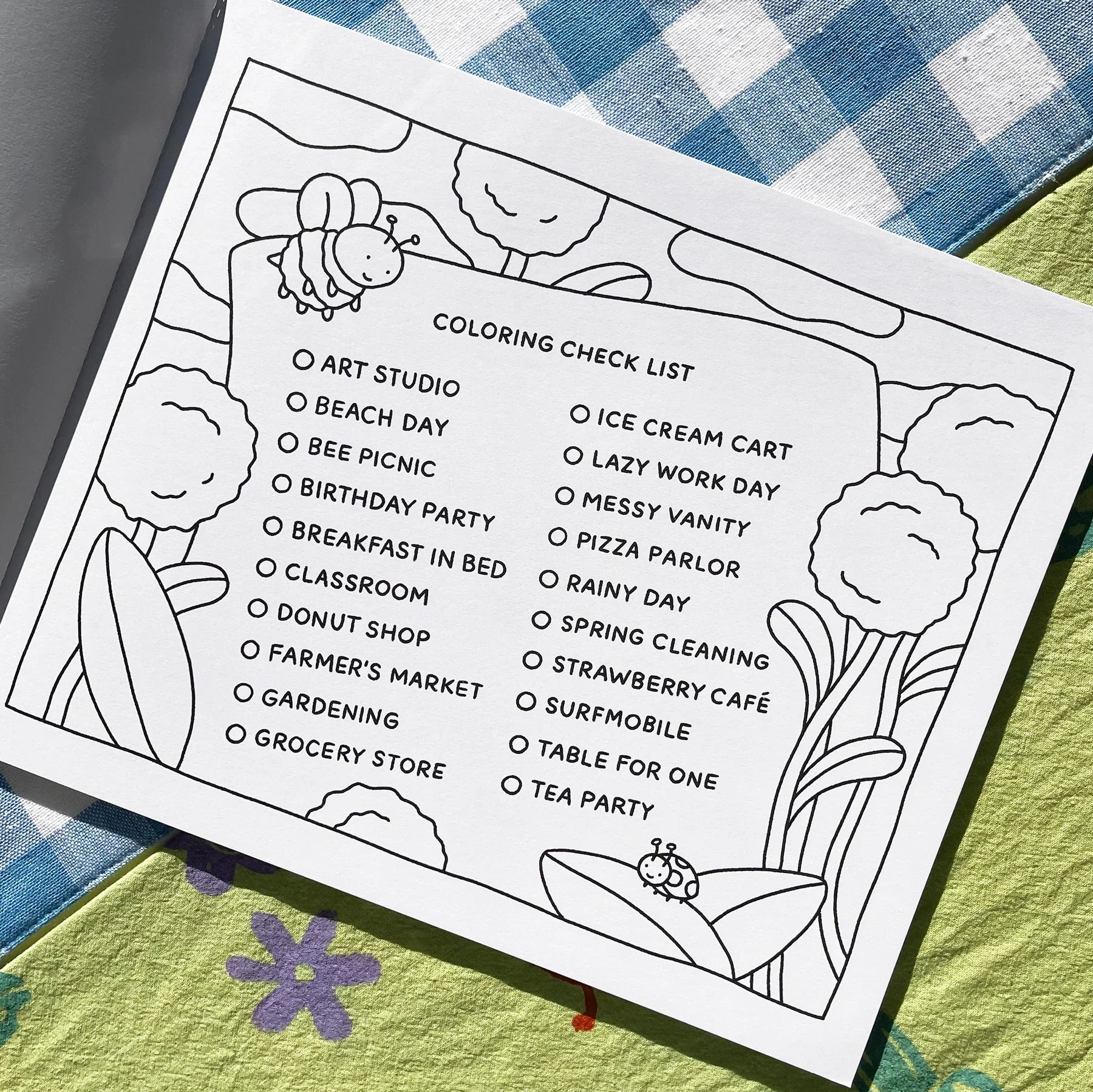 Livro de Colorir Primavera-Verão