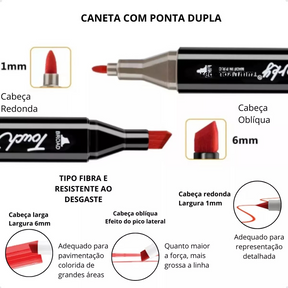 Kit Livros (20 Paginas) + Canetinhas Bobbie Goods™